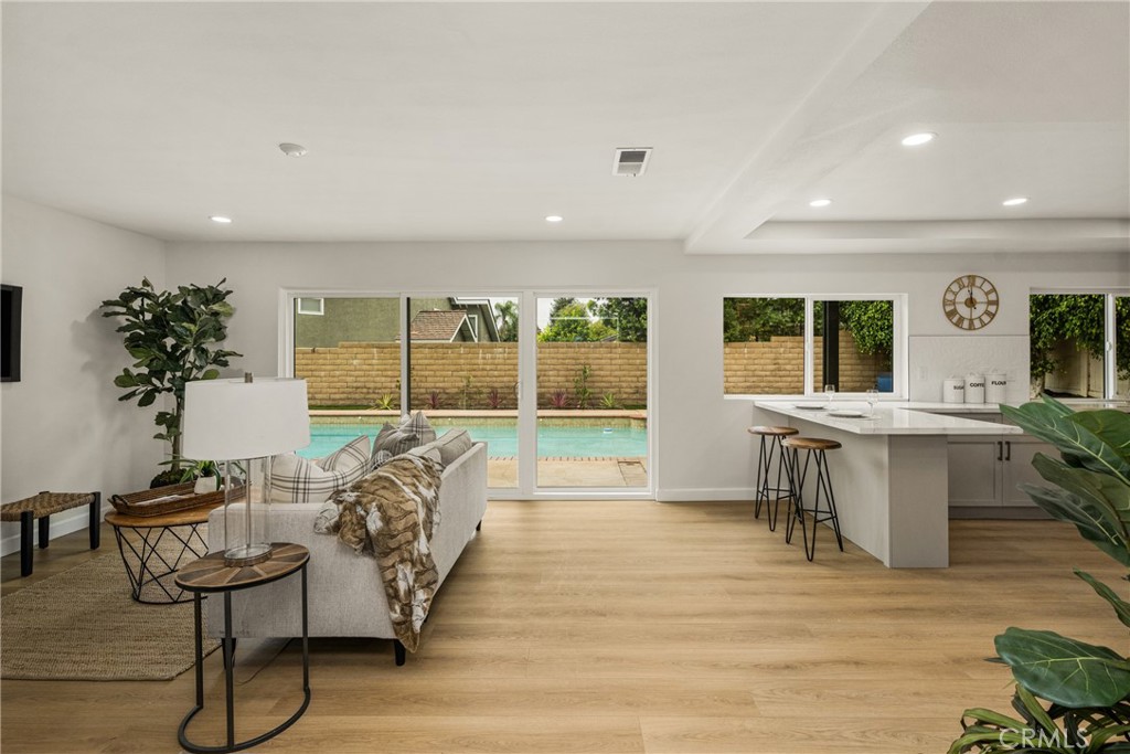 149 Bluegrass Street Brea, CA 92821 - Photo 18 of 60 Family room with fireplace and access to the outdoors