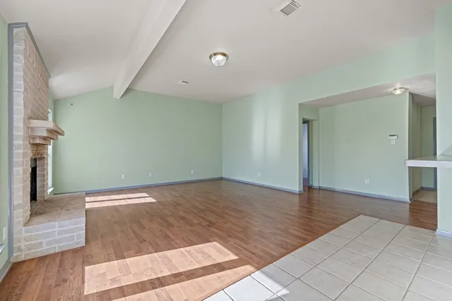 a view of an empty room