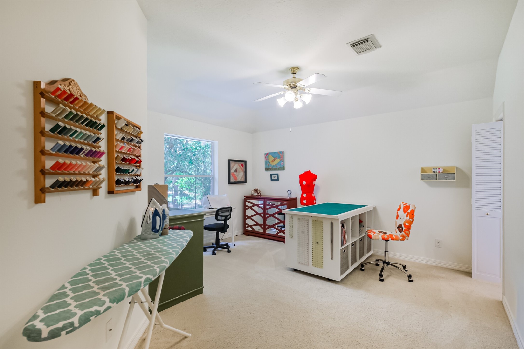 14919 Codys Run Cypress, TX 77429 - Photo 19 of 32 Secondary spacious bedroom with a large window overlooking the golf course.