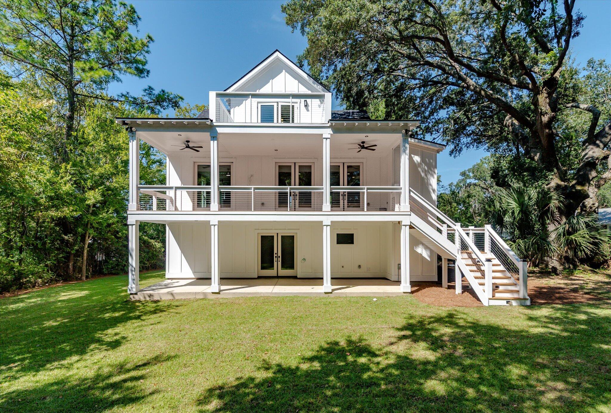 1216 Old Towne Road Charleston, SC 29407 - Photo 47 of 60 back view - expansive yard
