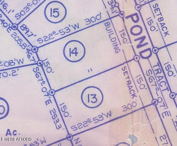 Pond Drive Lot 13 and 14Plat
