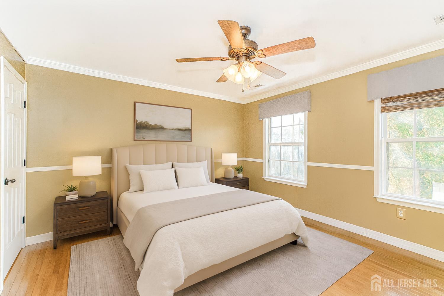 19 Helene Street Old Bridge, NJ 08857 - Photo 40 of 46 a bedroom with a large bed and a window