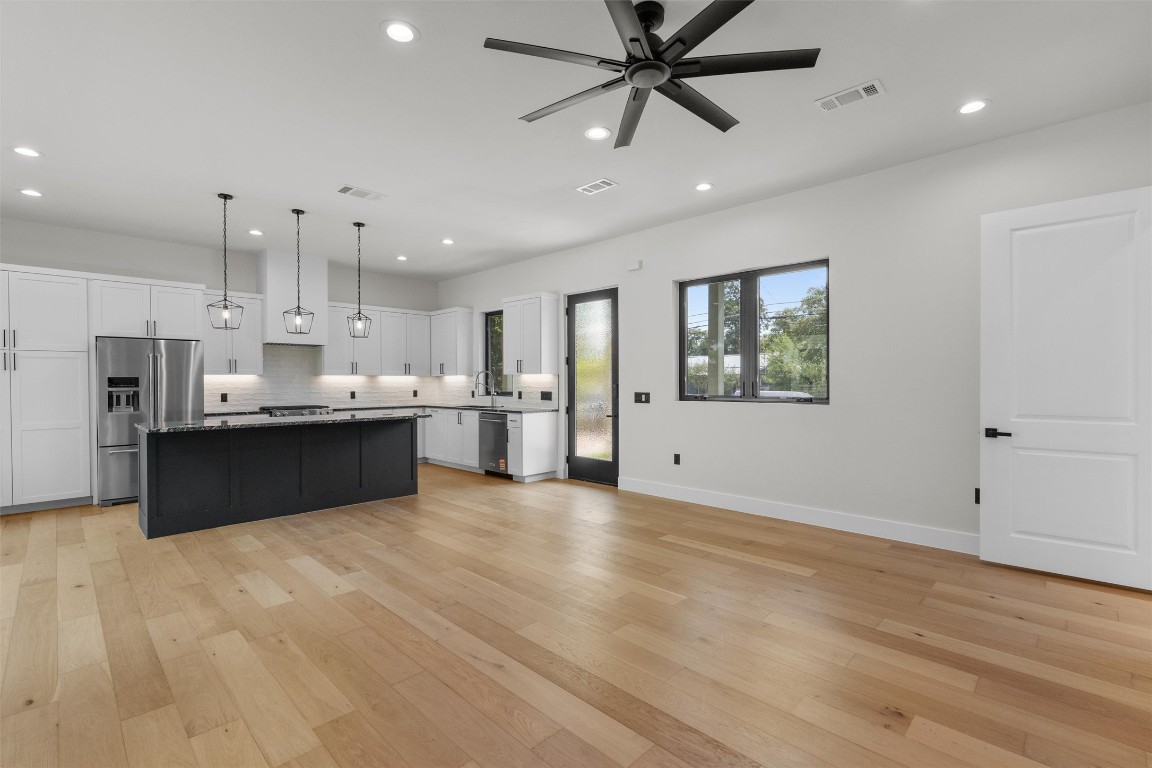 818 Stark Street, Unit A Austin, TX 78756 - Photo 6 of 36 View of kitchen from living room