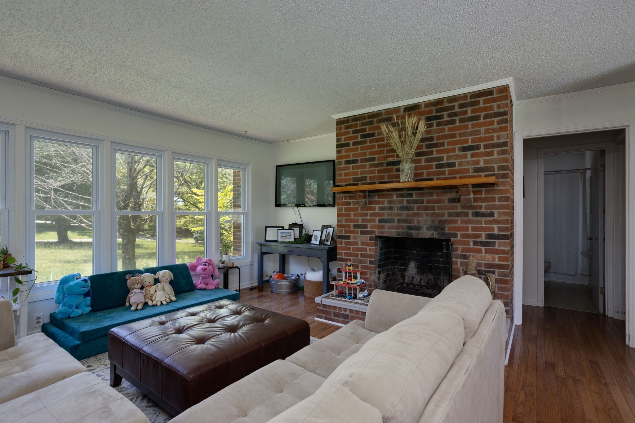 1151 Fowler Ford Road Portland, TN 37148 - Photo 13 of 35 a living room with furniture and a fireplace