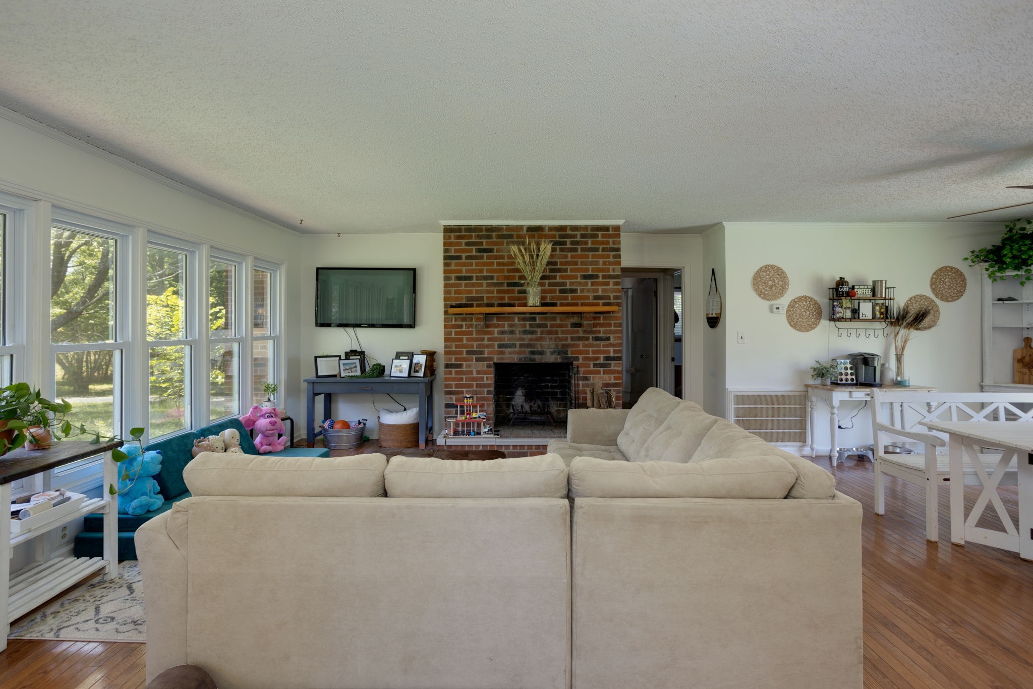 1151 Fowler Ford Road Portland, TN 37148 - Photo 10 of 35 a living room with furniture and a fireplace
