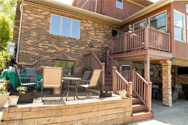 a view of outdoor space with seating