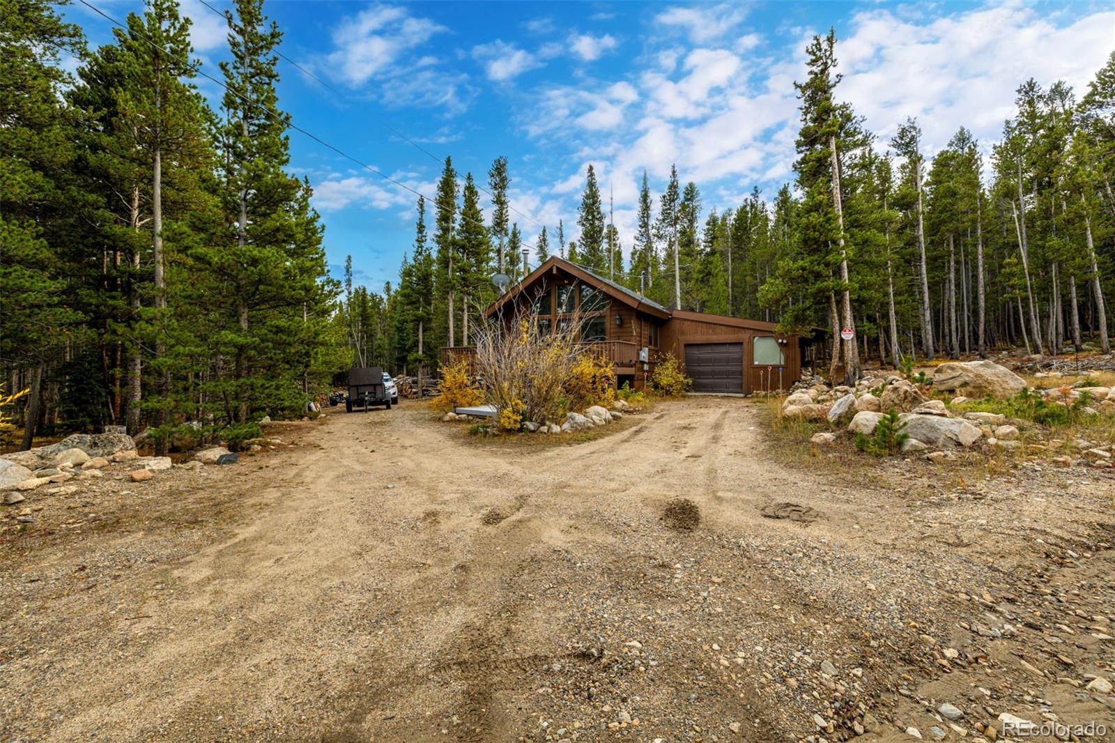 318 Upper Forest Road Idaho Springs, CO 80452 - Photo 24 of 24 a dirt road with trees in the background
