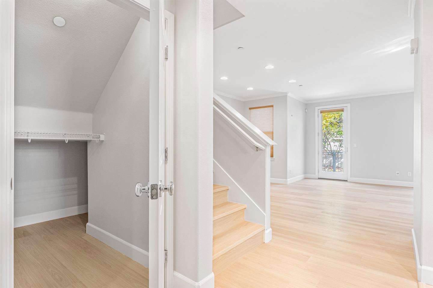 2102 Klassen Way San Jose, CA 95131 - Photo 23 of 31 a view of entryway with wooden floor and staircase