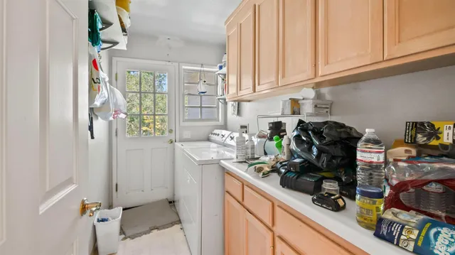 a bathroom with a shower and a toilet
