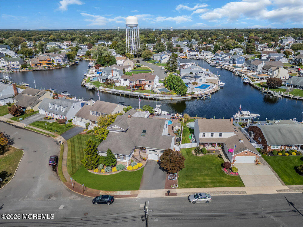 2111 Middle Avenue Point Pleasant, NJ 08742 - Photo 51 of 51 an aerial view of a house with a yard and lake view
