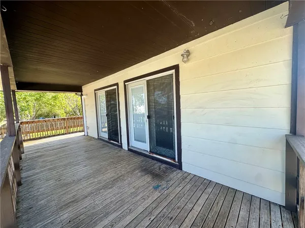 a view of a porch