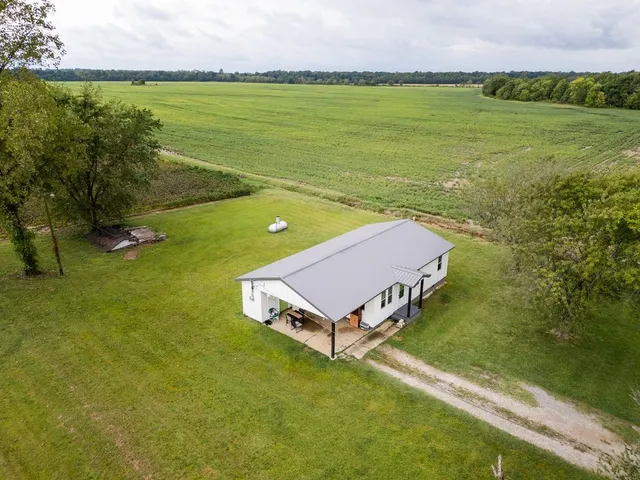 a view of a lake with a mountain