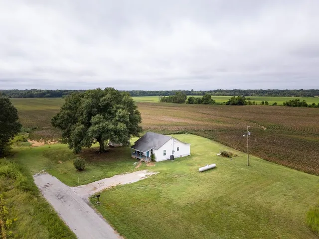 a view of a lake with a mountain
