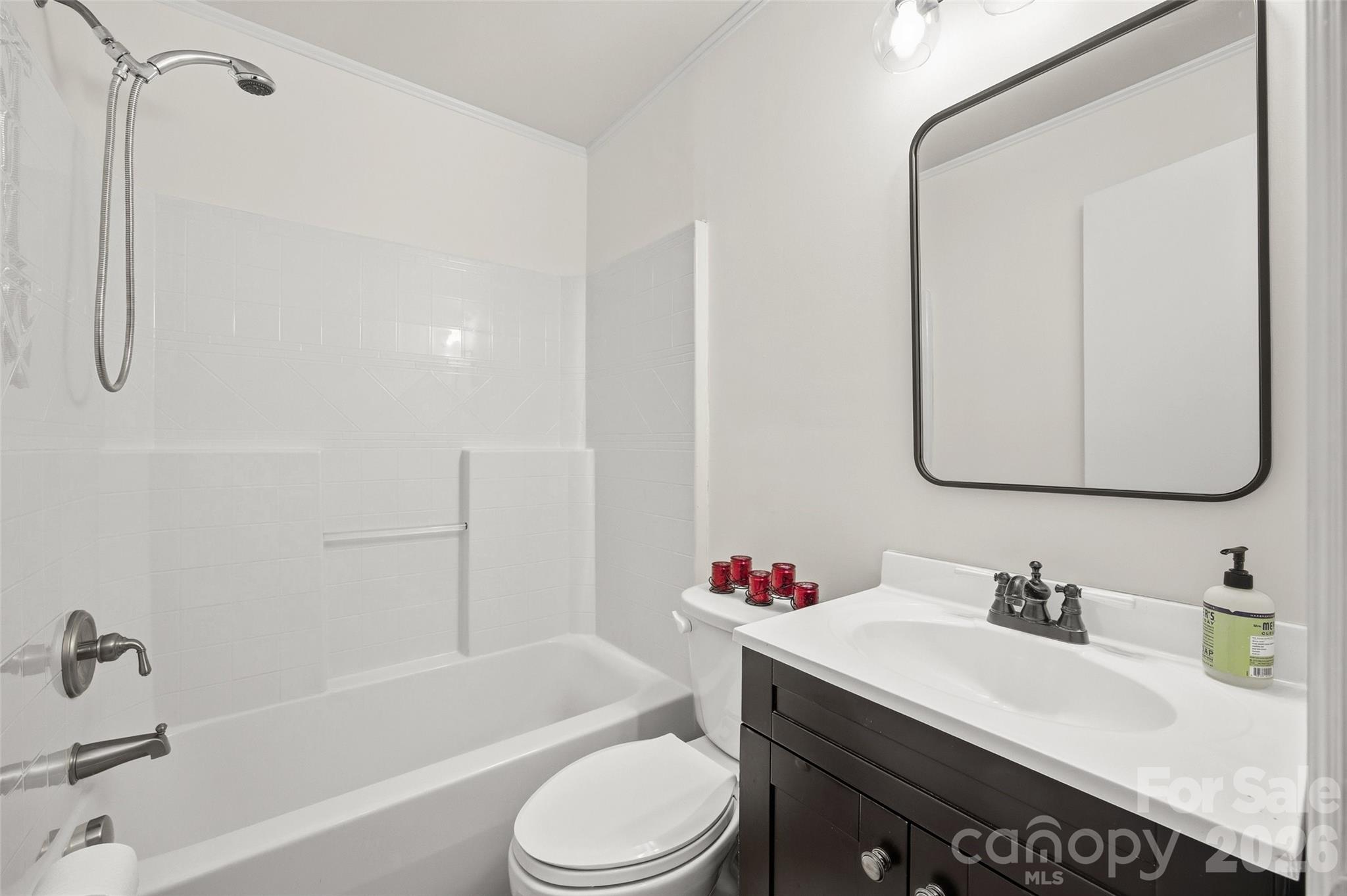 850 Burnley Road Charlotte, NC 28210 - Photo 24 of 38 a bathroom with a sink vanity mirror and toilet