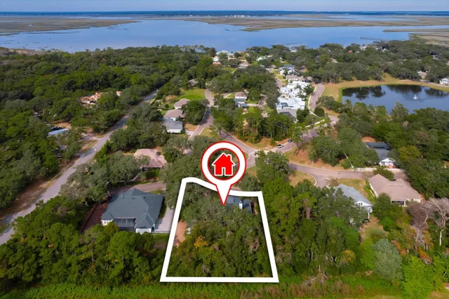 a view of a building with a street