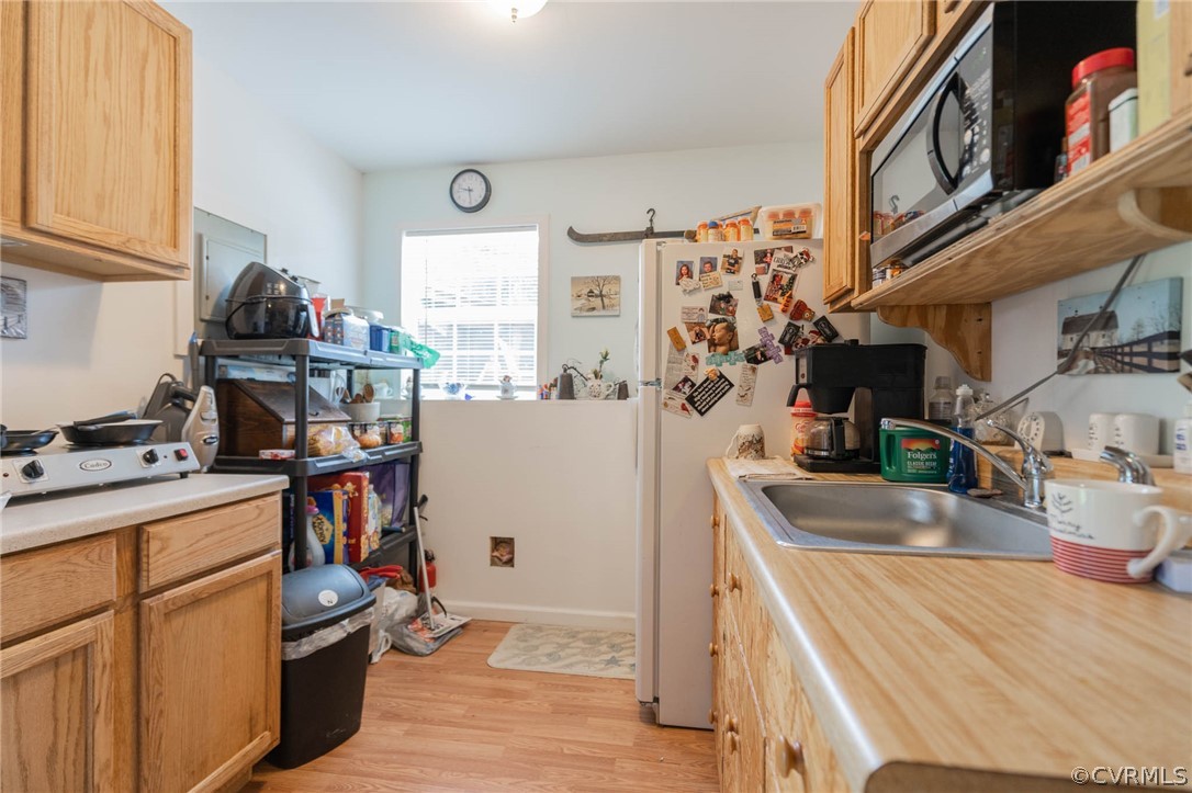 17000 Jolly Road Disputanta, VA 23842 - Photo 39 of 50 Small Kitchen. Microwave and Hot Plate Conveys