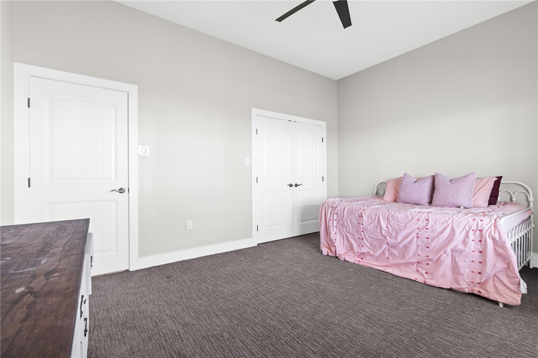1589 Culpepper Lane China Spring, TX 76633 - Photo 20 of 48 a spacious bedroom with a bed and a dresser