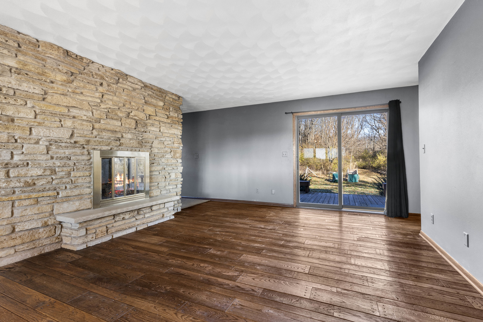 15291 Beaverton Road Poplar Grove, IL 61065 - Photo 15 of 37 wooden floor in an empty room with a window