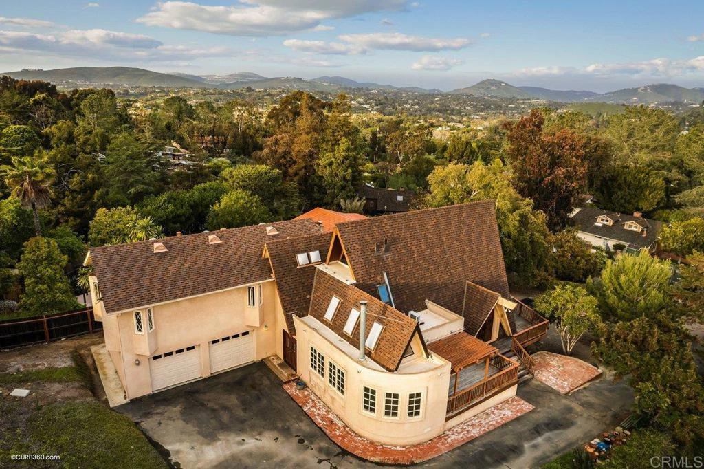 602 Sereno View Road Encinitas, CA 92024 - Photo 50 of 56 an aerial view of residential house with outdoor space