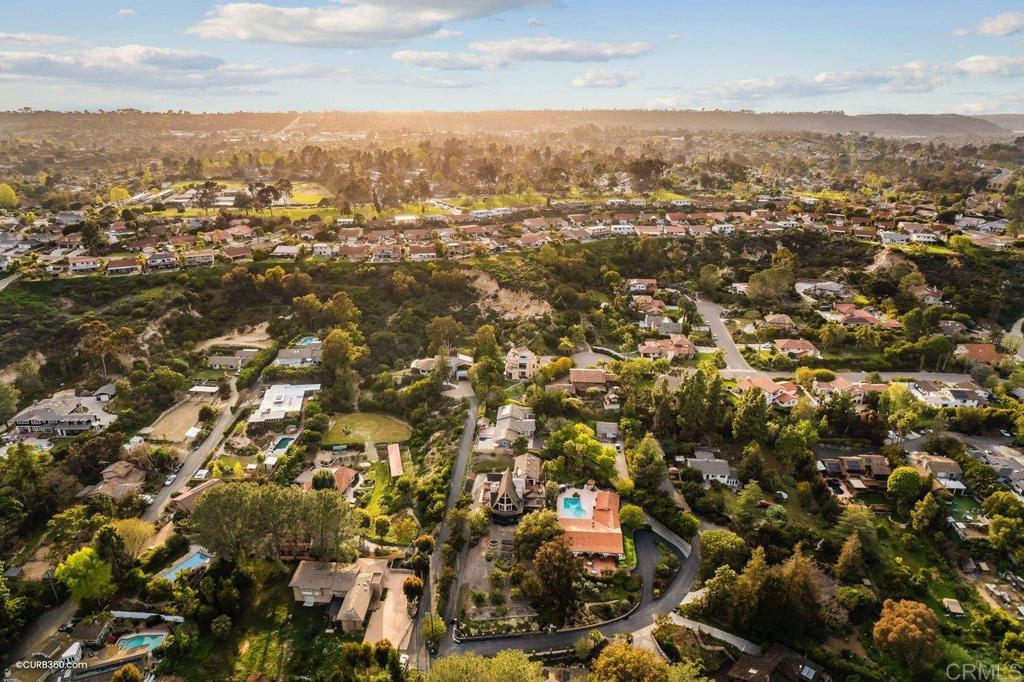 602 Sereno View Road Encinitas, CA 92024 - Photo 53 of 56 an aerial view of residential houses with city view