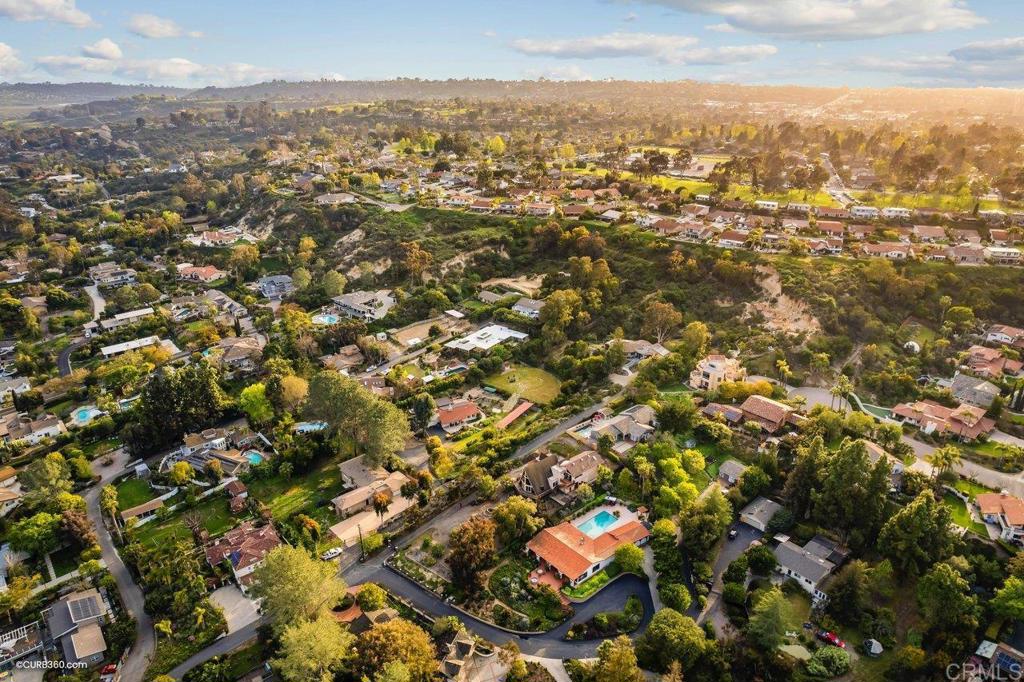602 Sereno View Road Encinitas, CA 92024 - Photo 54 of 56 an aerial view of residential houses with city view