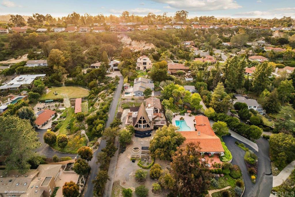 602 Sereno View Road Encinitas, CA 92024 - Photo 55 of 56 an aerial view of residential house with parking space