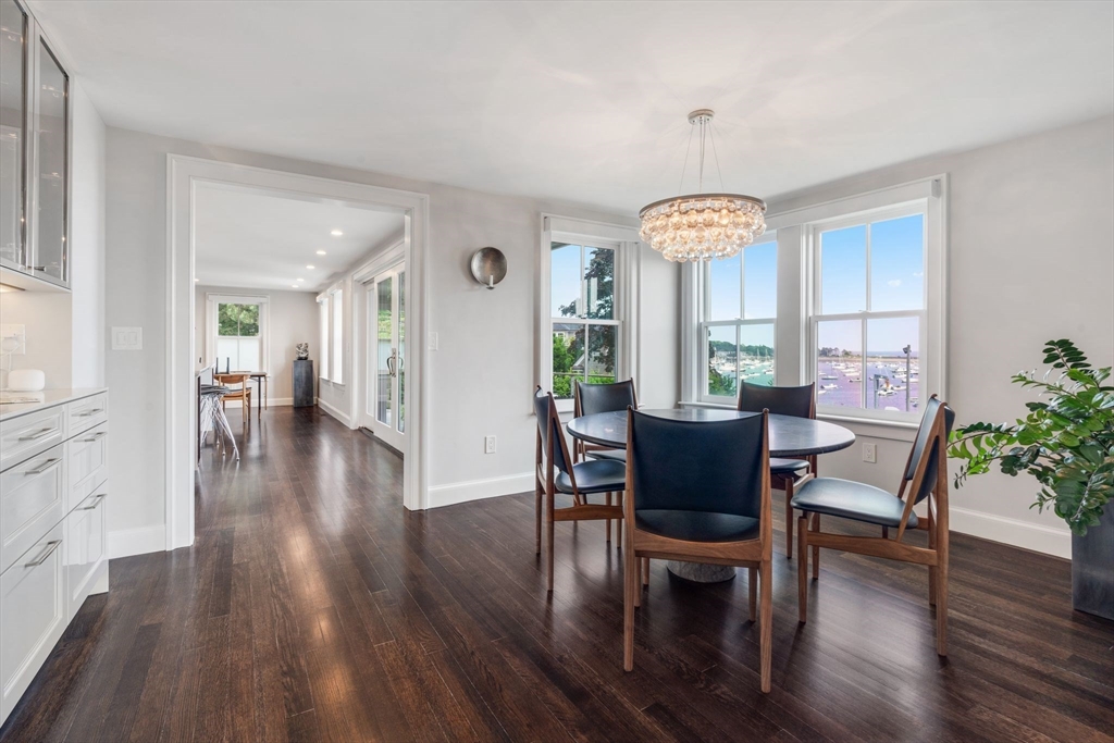 5 Redstone Lane Marblehead, MA 01945 - Photo 14 of 37 a view of a dining room with furniture window and wooden floor