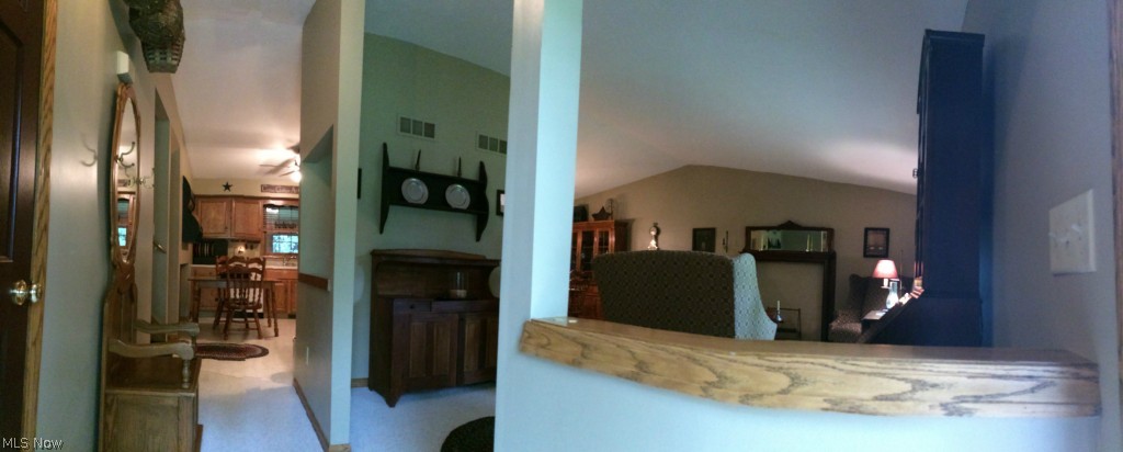 7052 Drake State Line Road Burghill, OH 44404 - Photo 8 of 22 Panoramic View of Foyer into living room