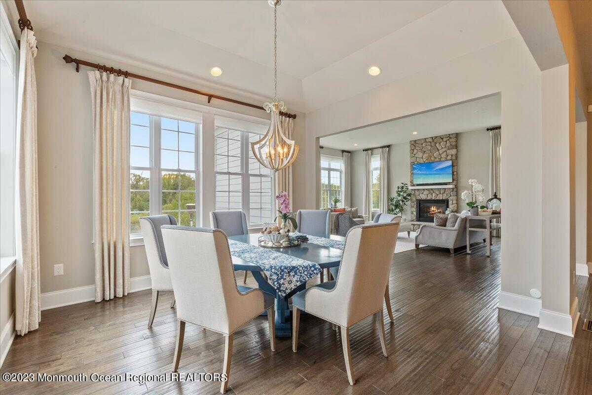 25 Windermere Road Lincroft, NJ 07738 - Photo 20 of 70 a dining room with furniture and wooden floor