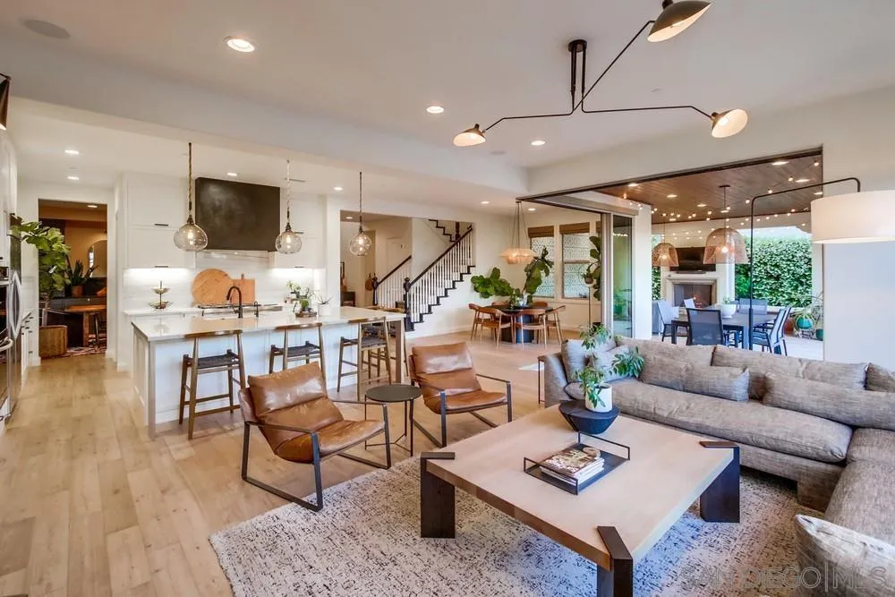 15497 Tanner Ridge Road San Diego, CA 92127 - Photo 22 of 48 a living room with furniture and a wooden floor