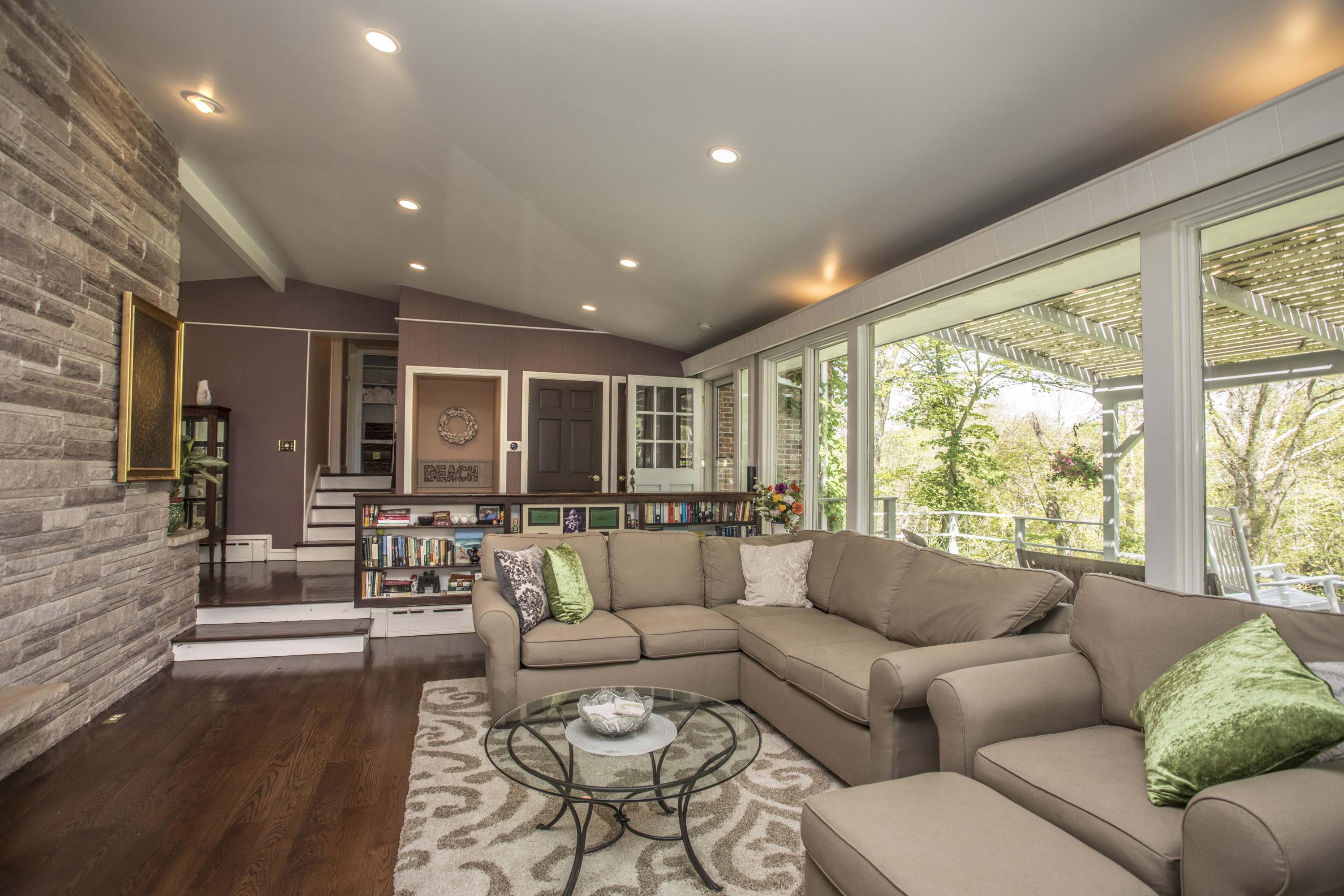 14 Ridge Road North Falmouth, MA 02556 - Photo 4 of 22 a living room with furniture and a large window