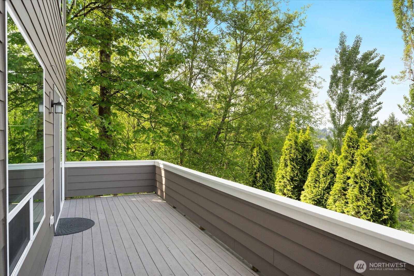 12102 Northeast 174th Street, Unit 1 Bothell, WA 98011 - Photo 14 of 40 a view of balcony with deck