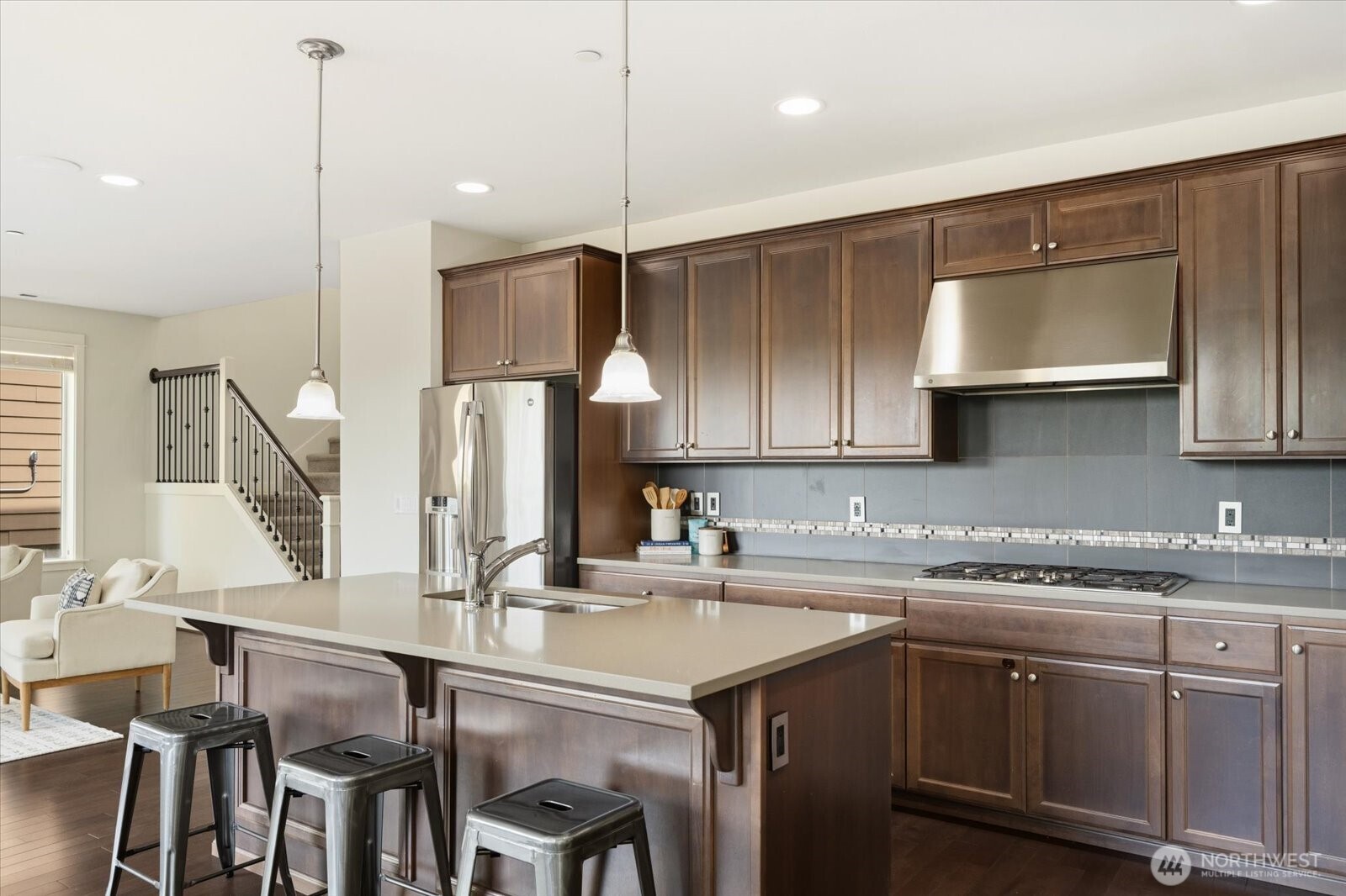 12102 Northeast 174th Street, Unit 1 Bothell, WA 98011 - Photo 9 of 40 a kitchen with a sink cabinets and window