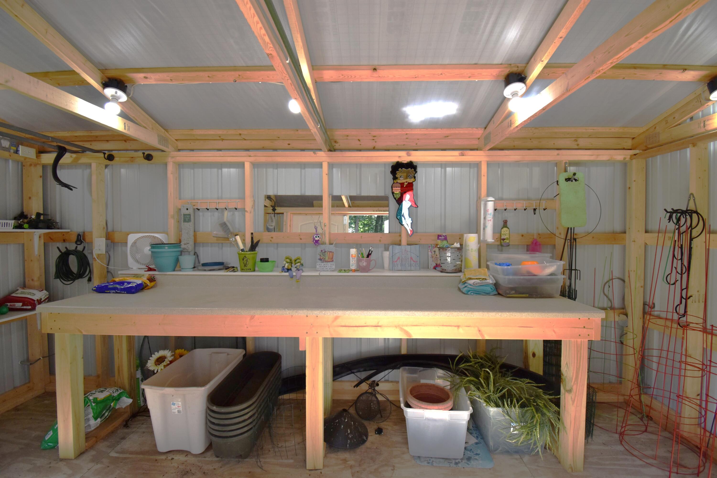 181 South Taylor Road Branch, MI 49402 - Photo 36 of 67 Shed Interior
