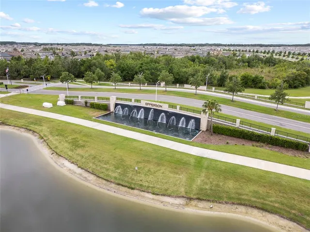 a view of an outdoor space and swimming pool