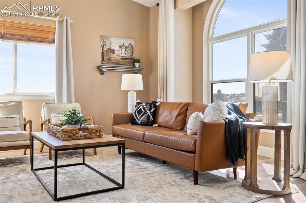 16145 Turftop Terrace Elbert, CO 80106 - Photo 2 of 42 Stunning living room with windows of natural light!