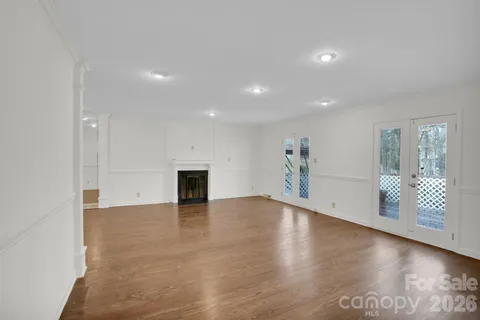 a view of a livingroom with a chandelier
