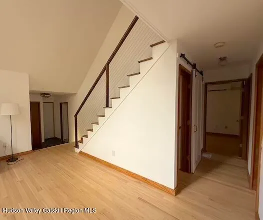 a view of an front door