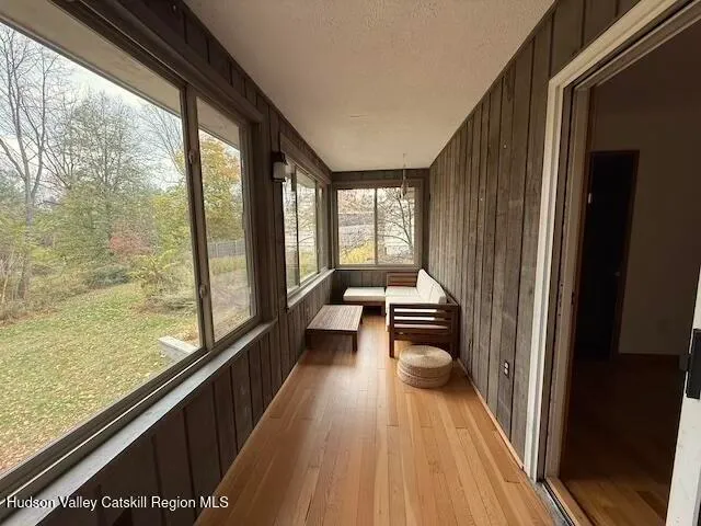 a very nice looking room with a large window