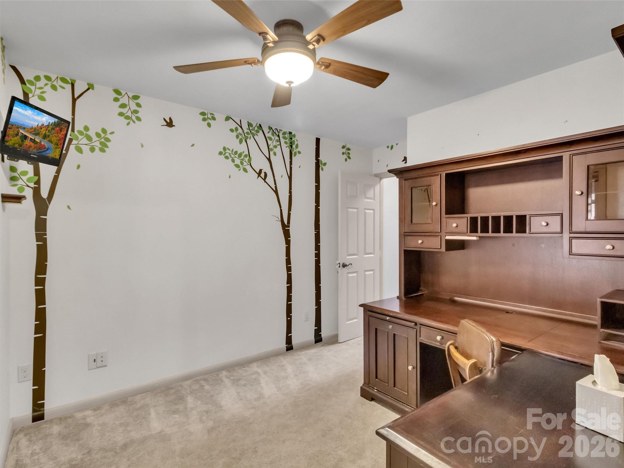 115 Fugitive Run Sylva, NC 28779 - Photo 19 of 47 a view of kitchen with furniture and a ceiling fan