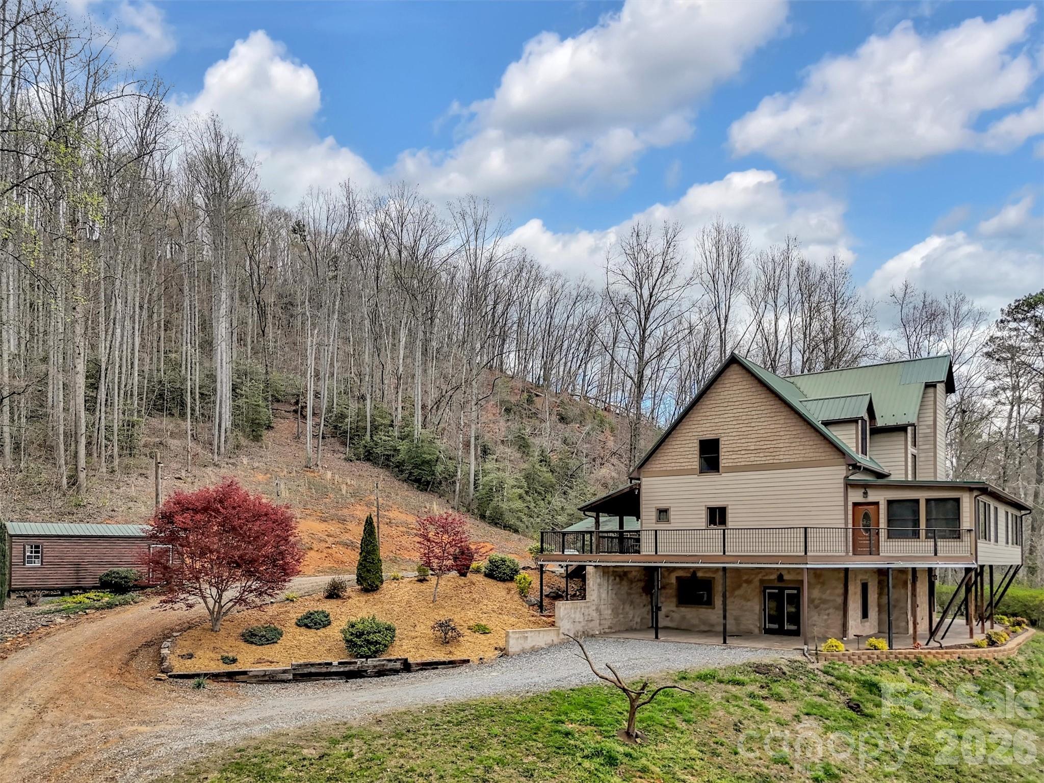 115 Fugitive Run Sylva, NC 28779 - Photo 38 of 47 a view of a house with backyard