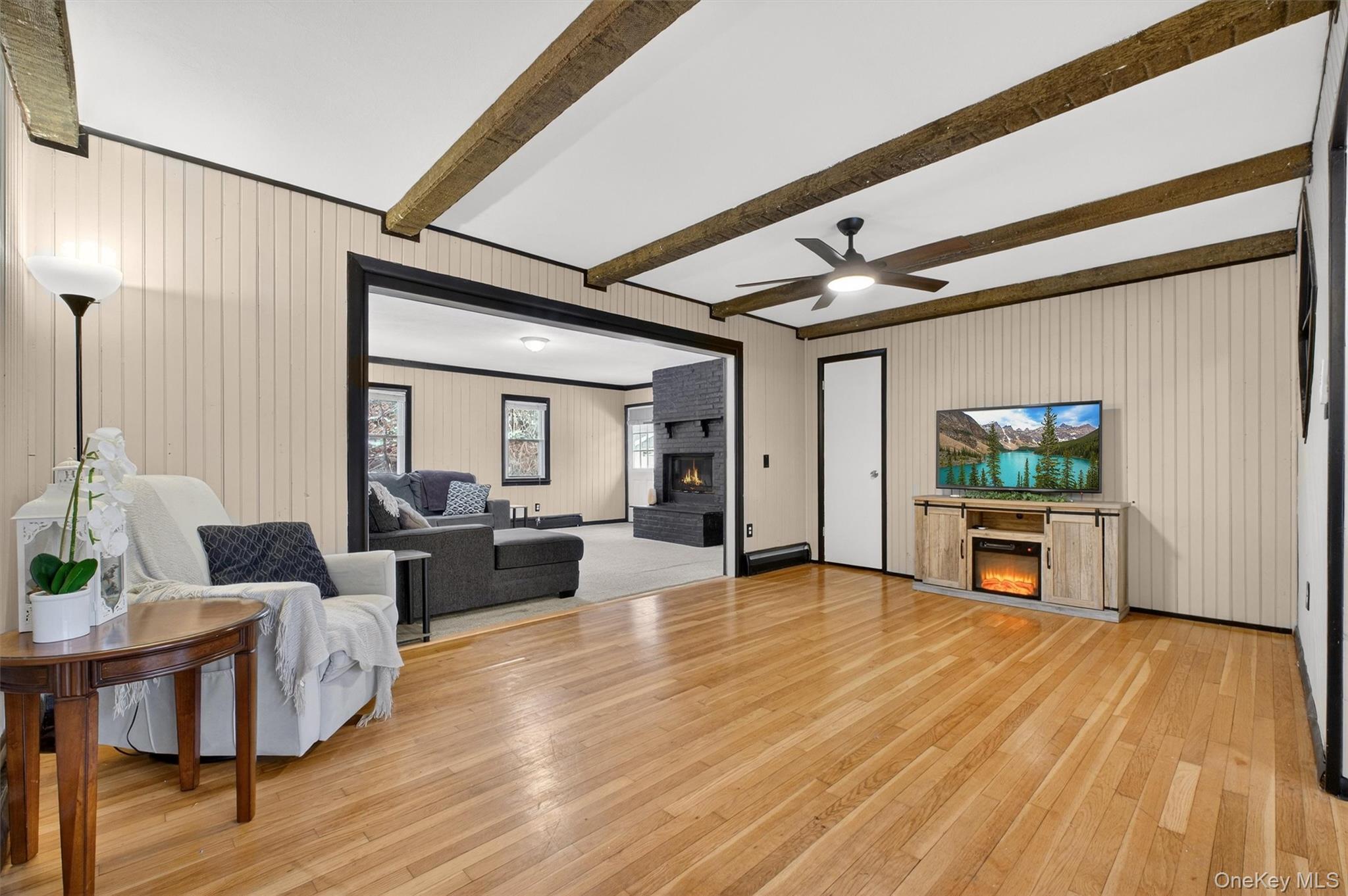 44 Legion Road Poughkeepsie, NY 12601 - Photo 13 of 28 a living room with furniture and a wooden floor