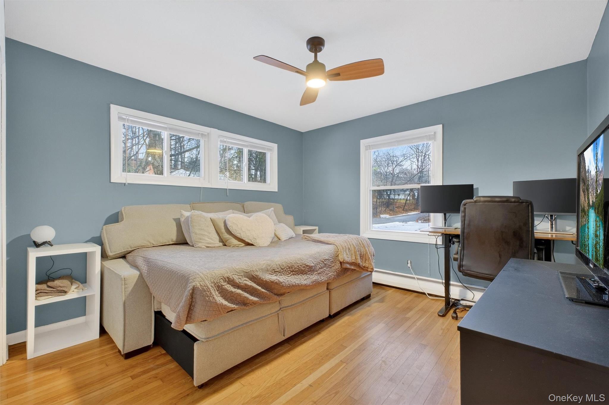 44 Legion Road Poughkeepsie, NY 12601 - Photo 19 of 28 a bedroom with a bed window and a desk