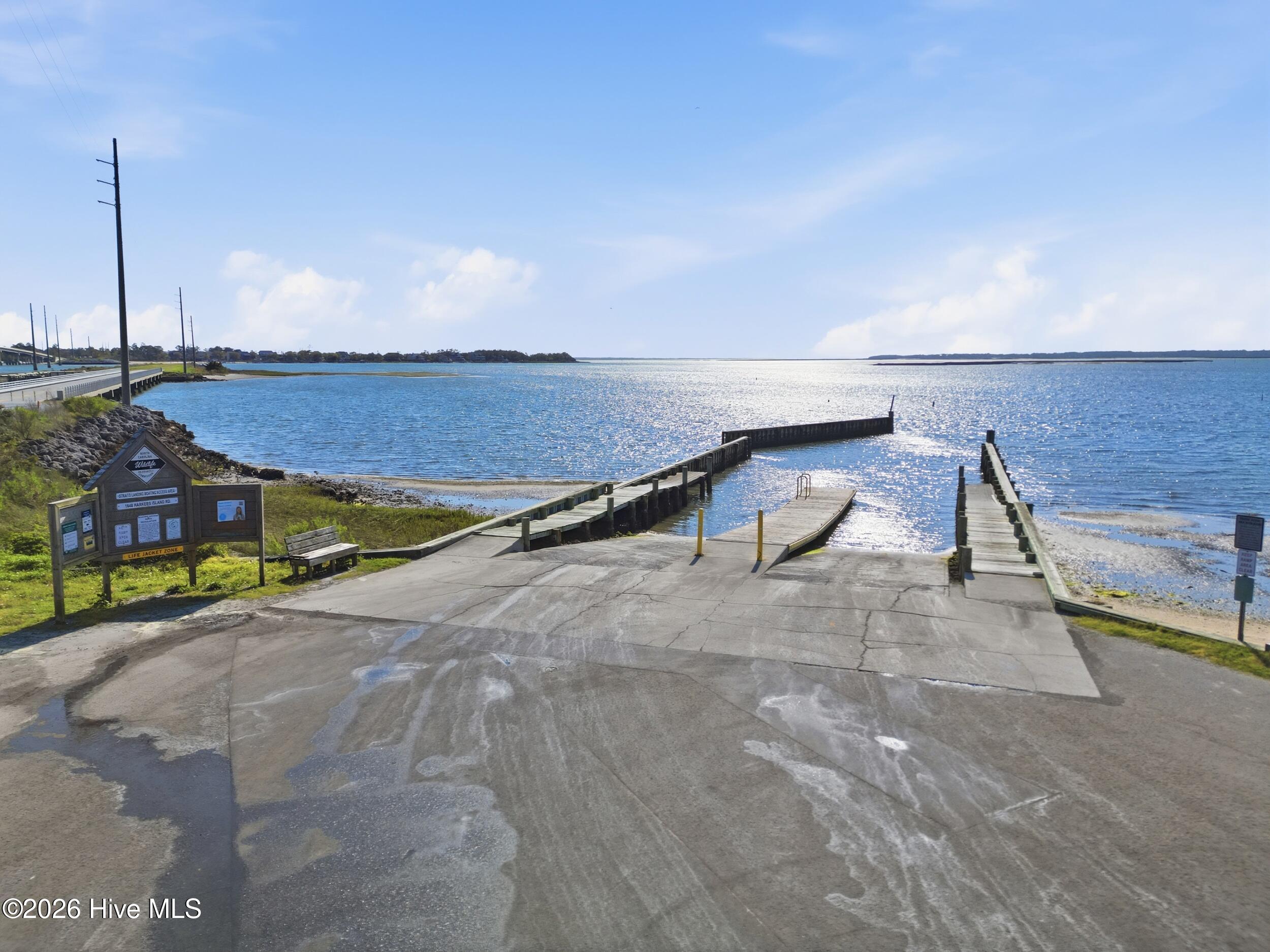 360 Island Road Harkers Island, NC 28531 - Photo 65 of 76 Nearby Boat Ramp