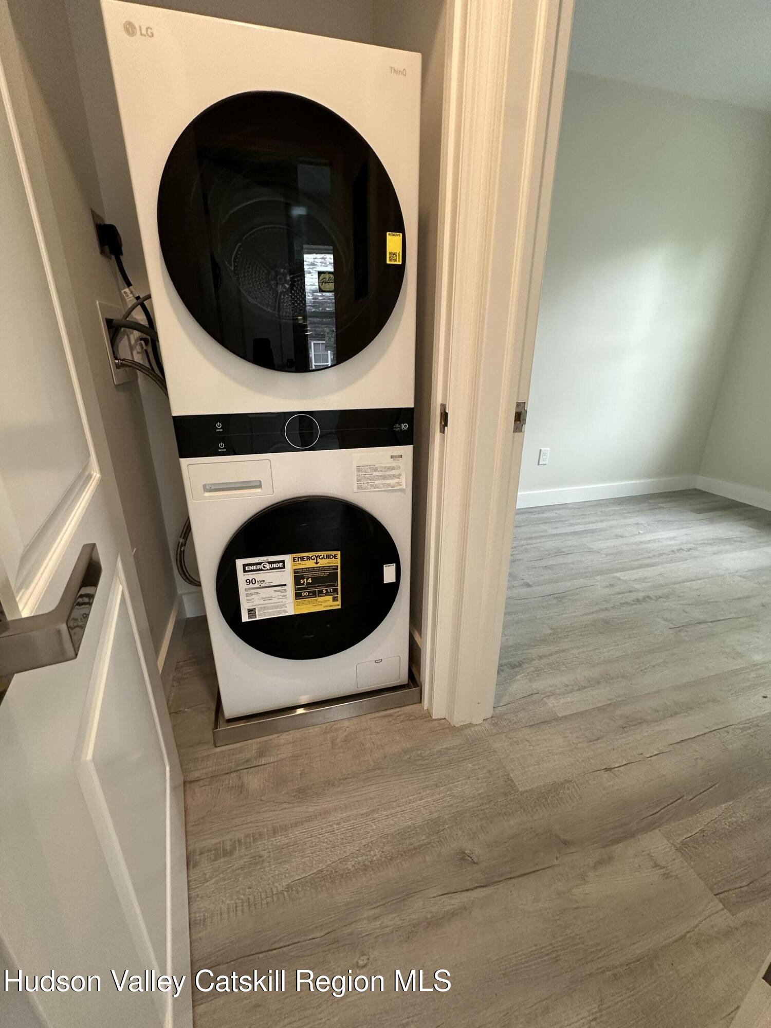 61 Thompson Street, Unit 4 Catskill, NY 12414 - Photo 5 of 6 a close up view of a washer and dryer