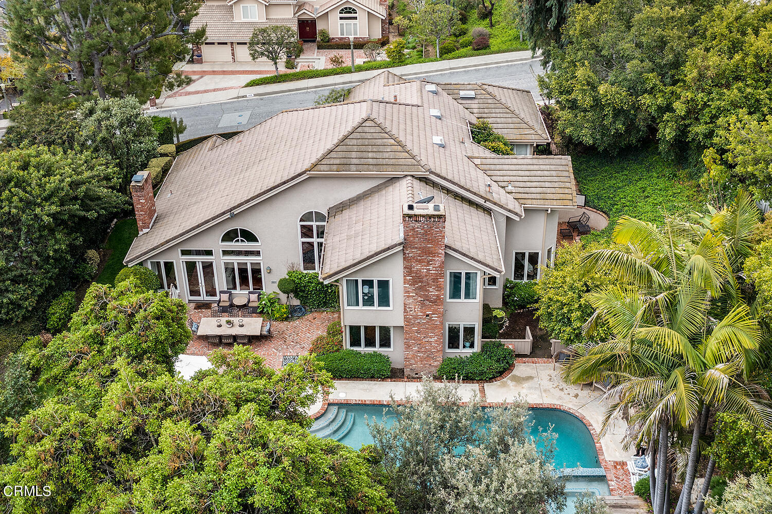 1429 Rutherford Drive Pasadena, CA 91103 - Photo 34 of 34 a aerial view of a house with a yard