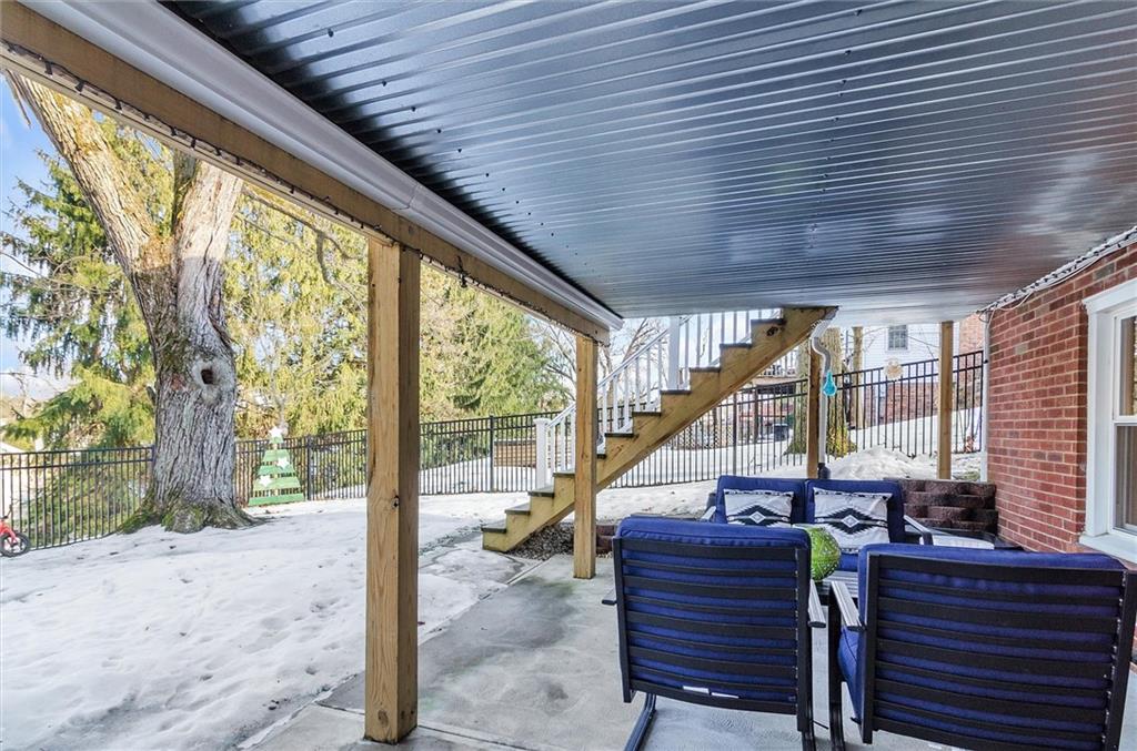 2389 Mill Grove Road Pittsburgh, PA 15241 - Photo 23 of 25 a view of deck with furniture and wooden stairs