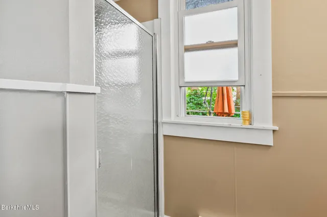 a close up of a white marble wall