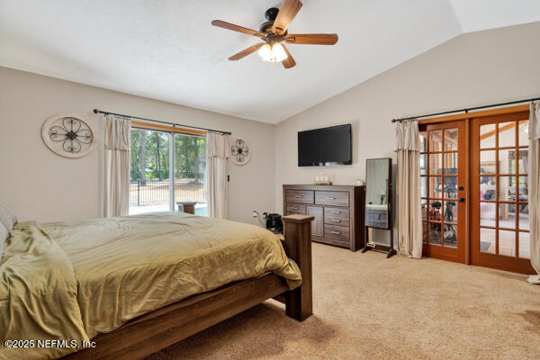 6519 Neale Road Melrose, FL 32666 - Photo 32 of 57 a bedroom with a bed and a television