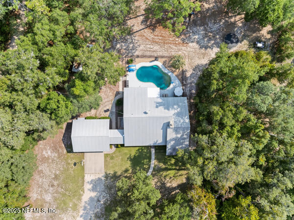 6519 Neale Road Melrose, FL 32666 - Photo 53 of 57 an aerial view of a house with outdoor space